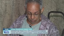 Homem deixa caixa de som carregando e causa incêndio na casa dele em São Paulo