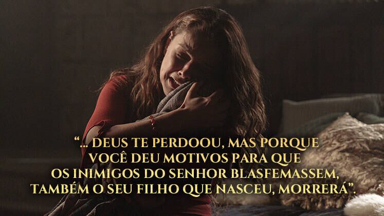 Logo após o parto, o pequeno Lemuel, fruto do pecado de Davi e Bateseba, foi ferido pelo Senhor e adoeceu. O rei de Israel clamou a Deus pela vida do filho durante sete dias. Ainda assim, o recém-nascido morreu nos braços da mãe 