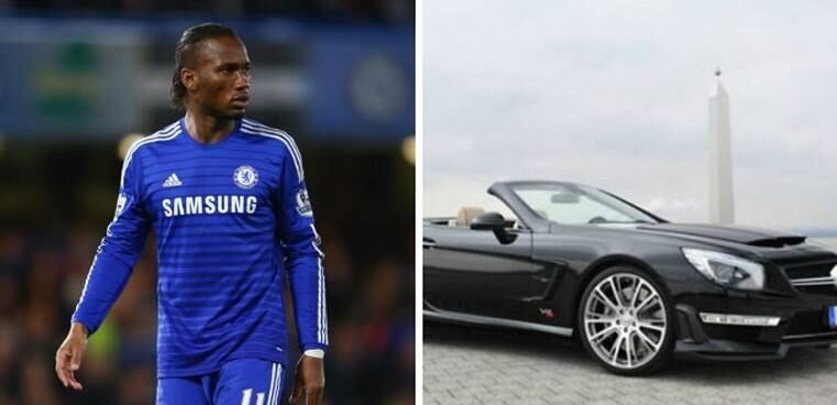 O xodó do atacante do Chelsea, Didier Drogba, é uma Mercedes-Benz SL65 AMG de R$ 820 mil