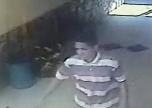 Polícia Civil tenta identificar criminoso a partir destas imagens