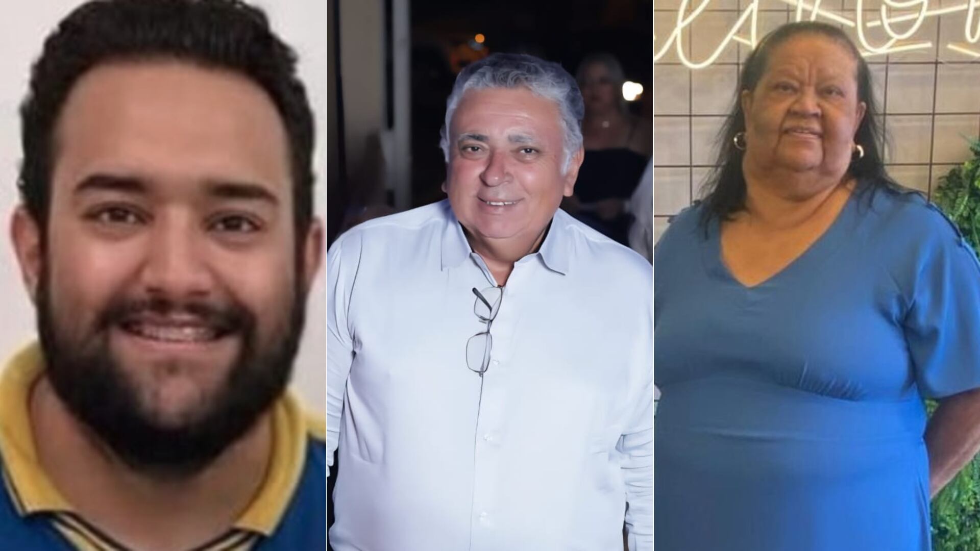 Marcos Moreira, João Clemente Pereira e Miranilde Pereira morreram na UTI de hospital particular do DF