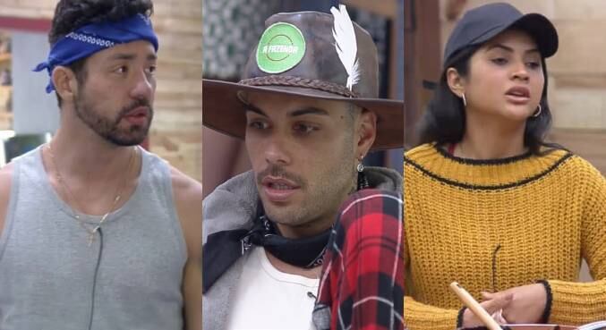 Rico Melquiades, Gui Araujo e Mileide Mihaile são peças importantes na formação da terceira Roça