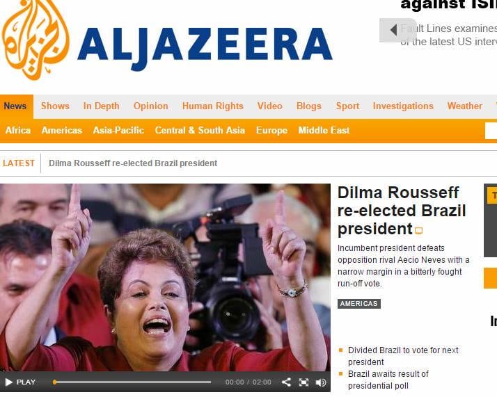 Dilma eleições 2014_al jazeera
