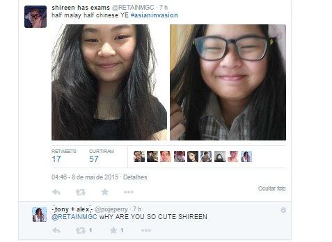 Outra hashtag que movimentou muita gente no Twitter e no Instagram foi #AsianInvasion, em maio, que levou mulheres asiáticas a postar fotos em suas redes sociais. A tag, inclusive, chegou ao topo dos trending topics da China, Indonésia, Turquia, Índia e Filipinas