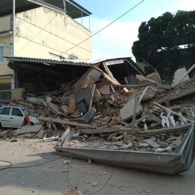 Edifício desabou no domingo (24)