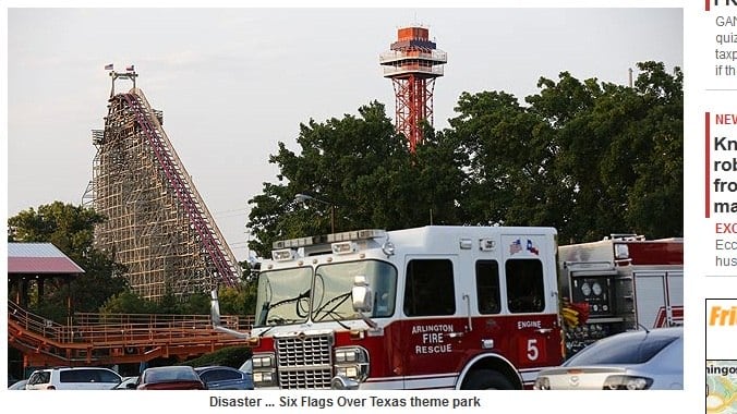 Este foi o segundo acidente fatal ocorrido em dez anos no parque