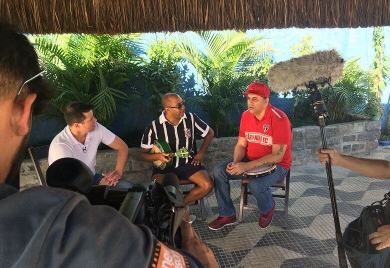 Pinha aponta Jucilei como o craque do atual time tricolor: "Joga muito mesmo. Sempre foi um grande jogador, por onde passou"