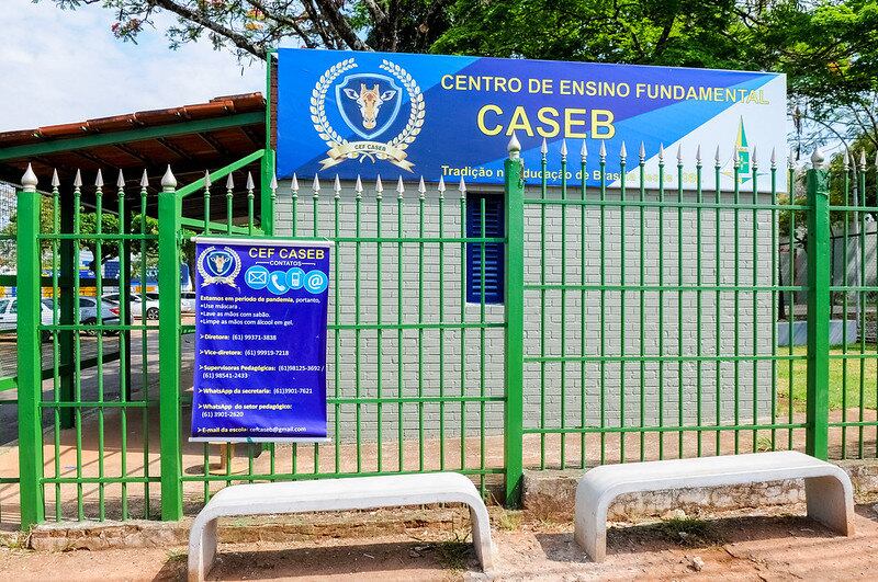 Nova estrutura do Centro de Ensino Fundamental Caseb