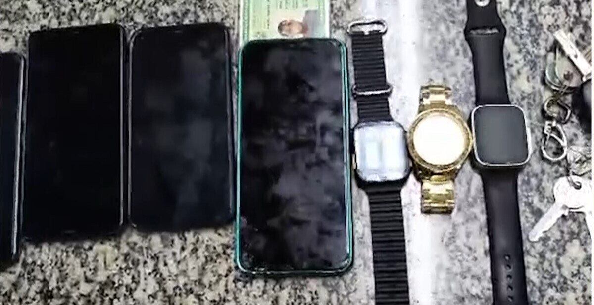 Material apreendido foi apresentado na delegacia