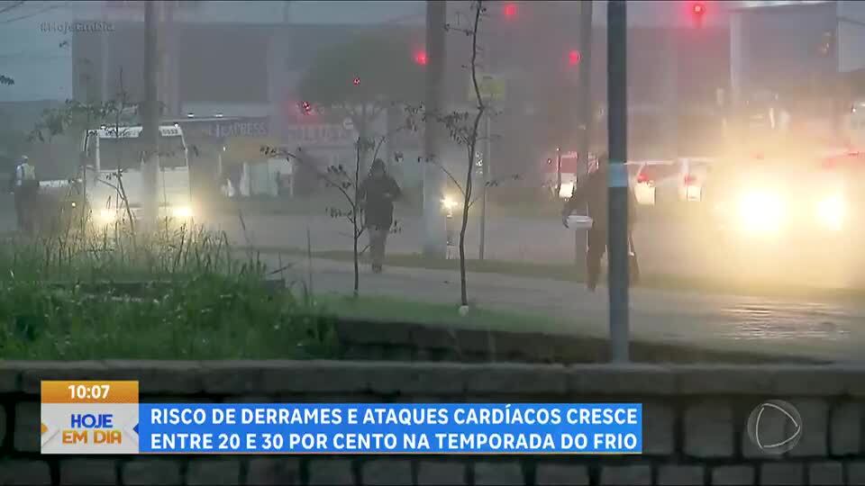 Risco de derrames e ataques cardíacos cresce entre 20 e 30% na temporada do frio