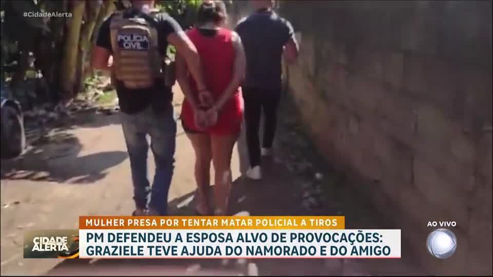 Mulher é presa por tentar matar policial militar que defendia a esposa de provocações