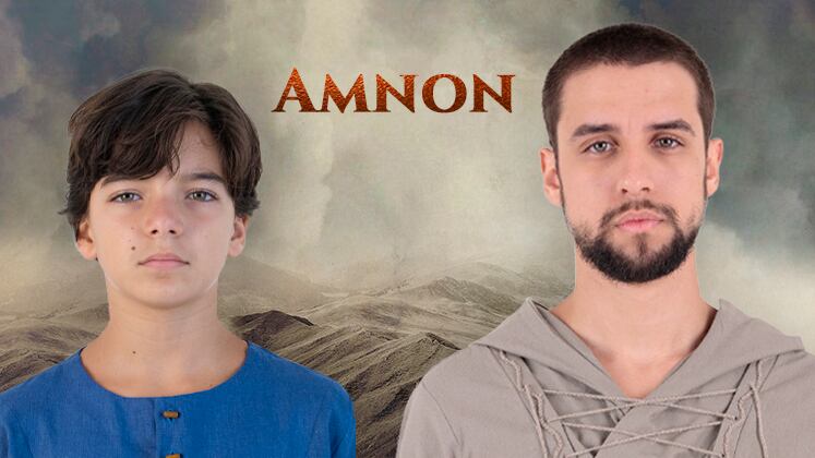 Amnon (Flávio Bisneto) é o filho de Davi (Cirillo Luna) com Ainoã (Jéssica Juttel). Após a morte de Quileabe (Pedro Burgarelli), o primogênito e sucessor do trono é rejeitado pelo pai e sofre com a situação. Em A Consequência, o personagem foi vivido por Luckas Moura. Ele tem uma relação complexa com Davi (Petrônio Gontijo), violenta a irmã, Tamar (Esther de Oliveira), e acaba morto por Absalão (Ricky Tavares) 
