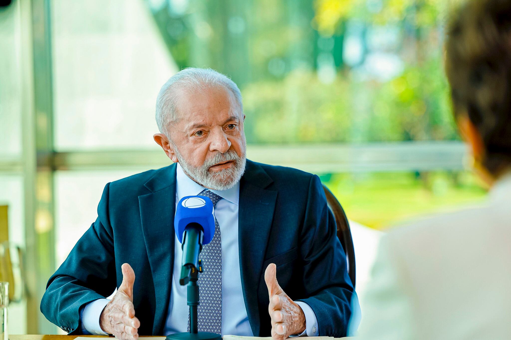 O presidente Lula em entrevista à RECORD