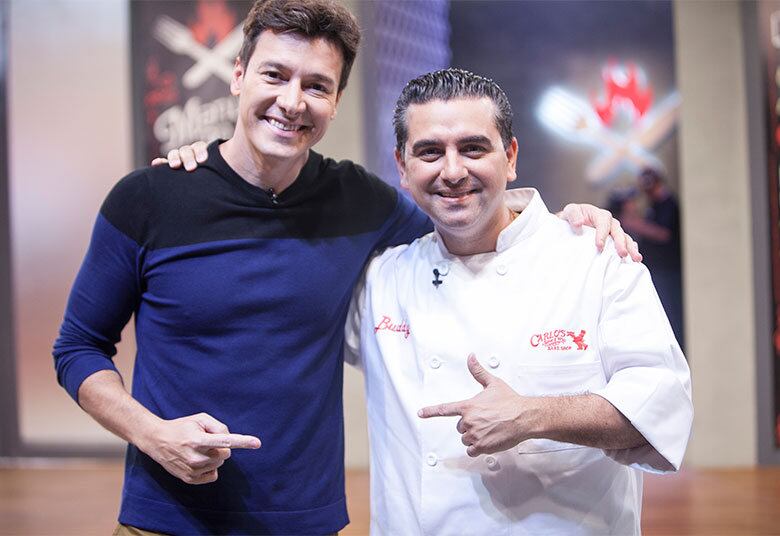 Rodrigo Faro é o convidado especial da grande final da Batalha dos Cozinheiros! Ele vai ajudar Buddy a escolher a dupla vencedora que vai levar o prêmio de R$ 200 mil nesta terça-feira (27)