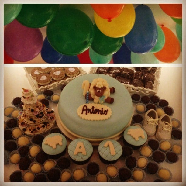 Juliana Paes comemora um mês do filho caçula