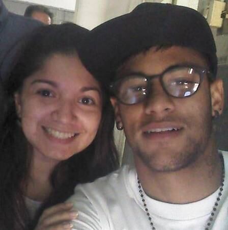 ...e se mostrou simpático com todos