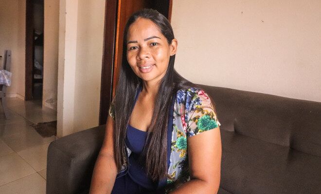 Mas, com fé em Deus, Maria agradece ao Projeto Nova Canaã por toda a ajuda e está conseguindo deixar a família numa situação confortável, apesar das dificuldades impostas pela pandemia