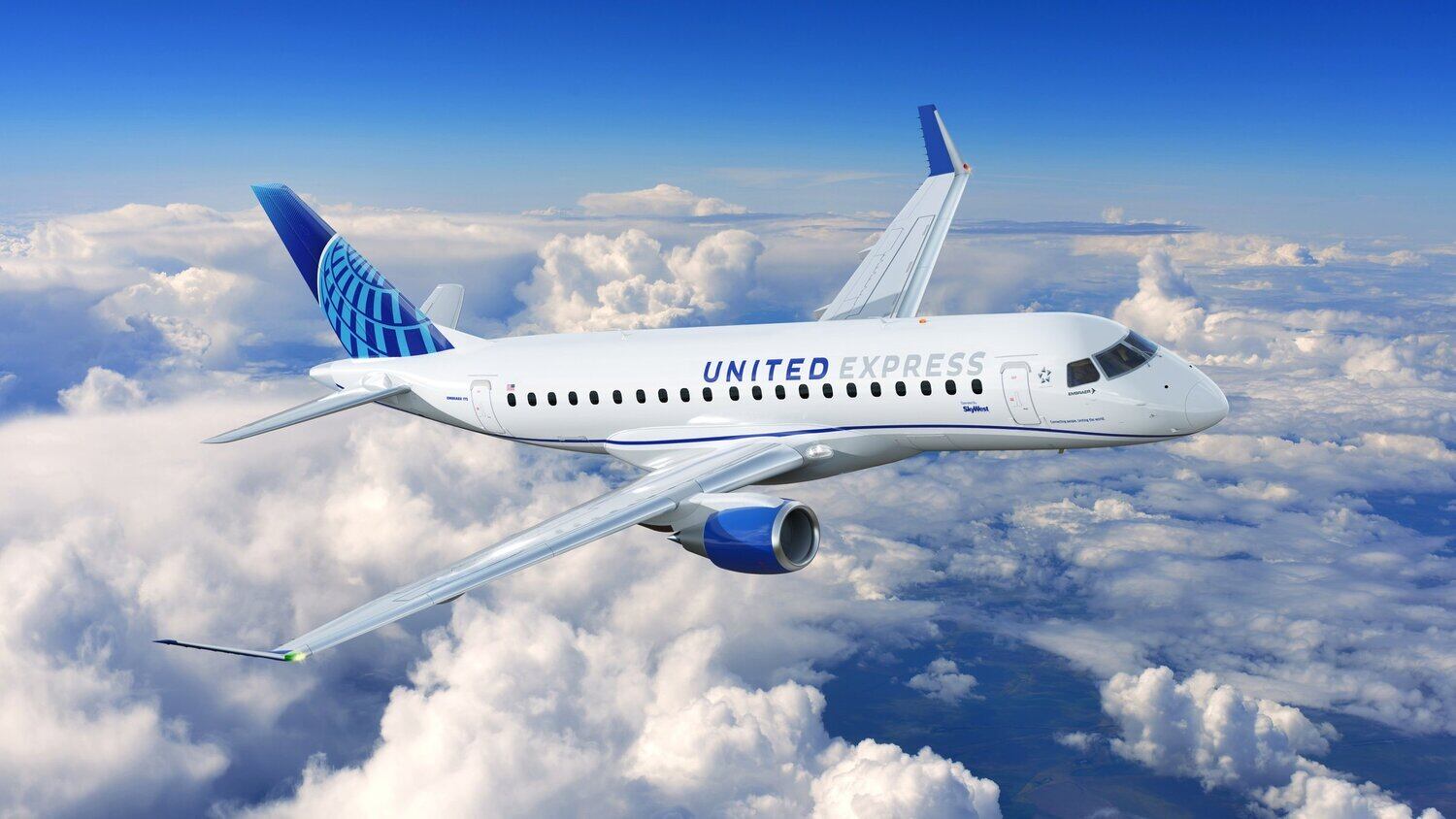 Embraer: 19 novos jatos E175 para a Sky West / United