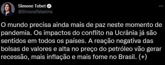 Políticos se manifestam sobre ataques russos na Ucrânia
