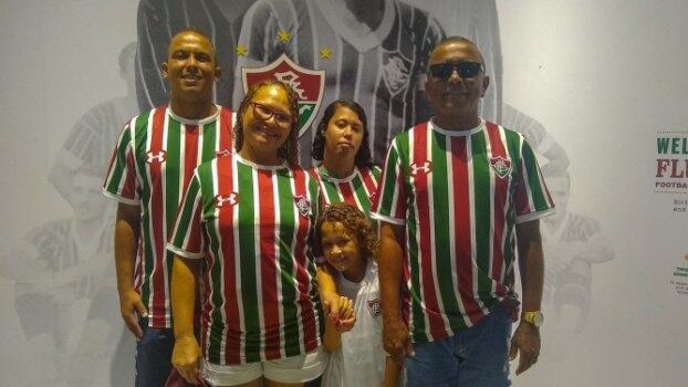 Laís e família - Fluminense