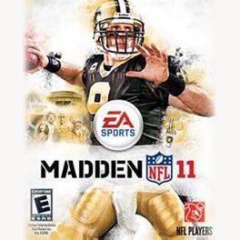 Drew Brees - New Orleans Saints - 2011

Pela primeira vez os fãs tiveram a oportunidade de votar em quem eles queriam na capa de Madden NFL 11. As opções eram Drew Brees, Jared Allen e Reggie Wayne. O grande vencedor foi Drew Brees, do New Orleans Saints