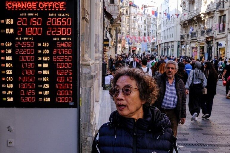 Câmbio economia Turquia 