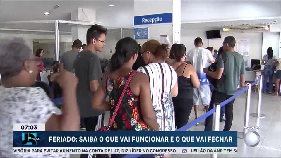 Veja como será o funcionamento de bancos e agências do INSS no feriado prolongado