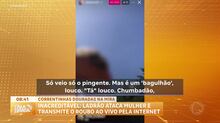 Criminosos gravam roubo e transmitem ao vivo em rede social