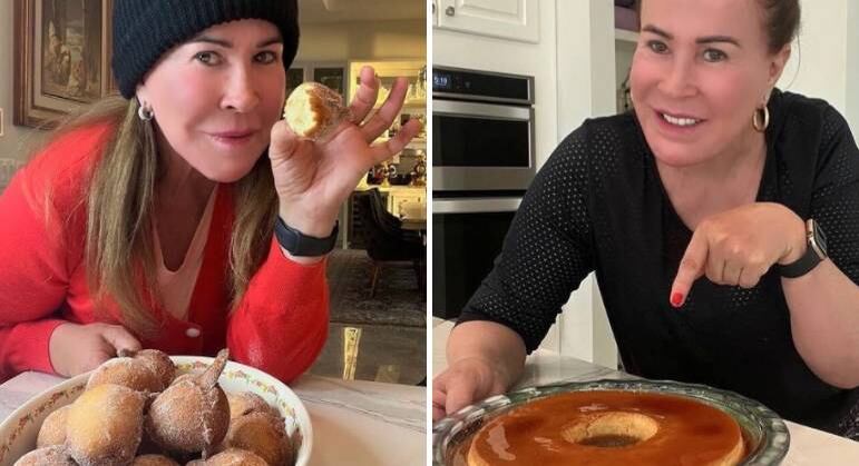 Aos 63 anos de idade, a empresária e influenciadora digital Zilu Godoi sempre surpreende seus fãs nas redes sociais. Além de exibir um pouco de sua rotina e dia a dia, com looks produzidos ou bem caseiros, Zilu revela ainda um outro talento: a cozinha! Além dos visuais estilosos, a empresária divide as receitas favoritas que prepara em casa, de pudim até lombo na pressão. Ela mostra os pratos em suas redes sociais e ensina o preparo, passo a passo, em seu canal no YouTube, Coisas de Zilu. Conheça alguns dos pratos preparados pela empresária e fique com água na boca 