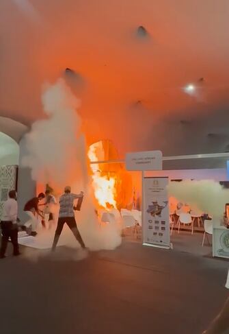 Incêndio aconteceu na Blue Zone