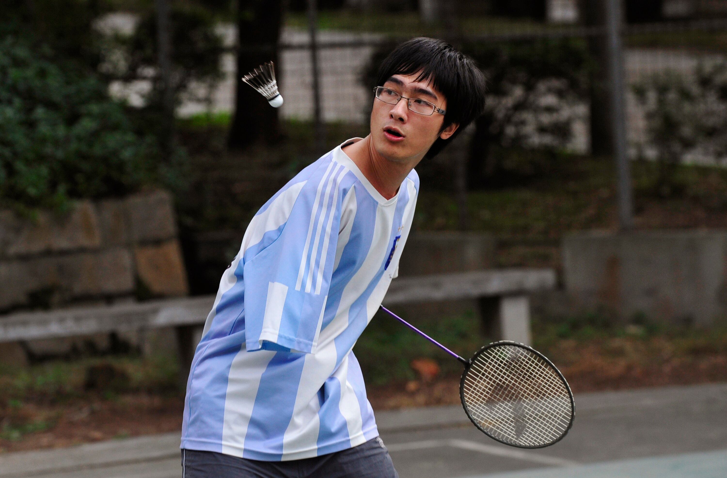 Você deve ter reparado em várias fotos que Fan está usando
uma camiseta da seleção argentina de futebol. Ele adora o time do jogador
Messi!
