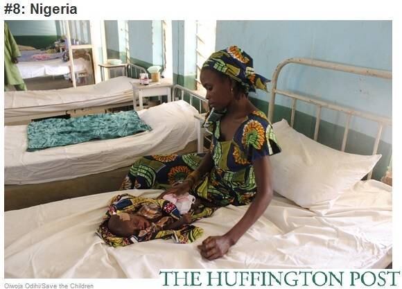 No oitavo lugar do ranking, a Nigéria também apresenta altos índices de desnutrição de crianças. 

A pequena Yahya (foto), de sete meses, não resistiu à desnutrição aguda, mesmo depois de ser atendida em um Centro de Saúde no país. A mãe de Yahya deixou a clínica um dia antes da morte da criança, por perceber que ela não reagia mais ao tratamento

Conheça os cinco países mais perigosos para mulheres no
mundo
