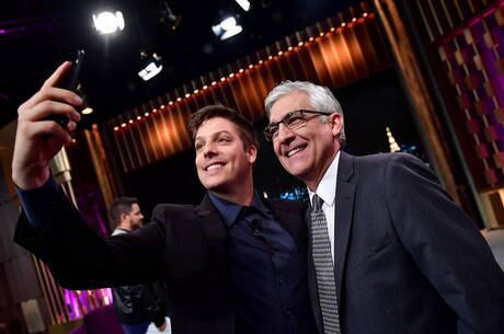 José Roberto Marques visitou os bastidores do Programa do Porchat