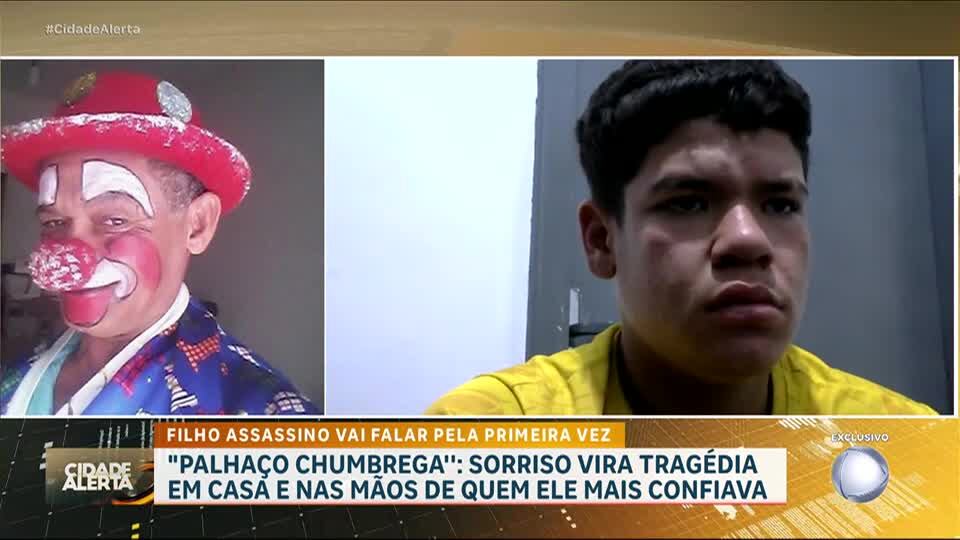 Assassino confesso, filho do 'palhaço Chumbrega' admite estar arrependido de ter matado o pai