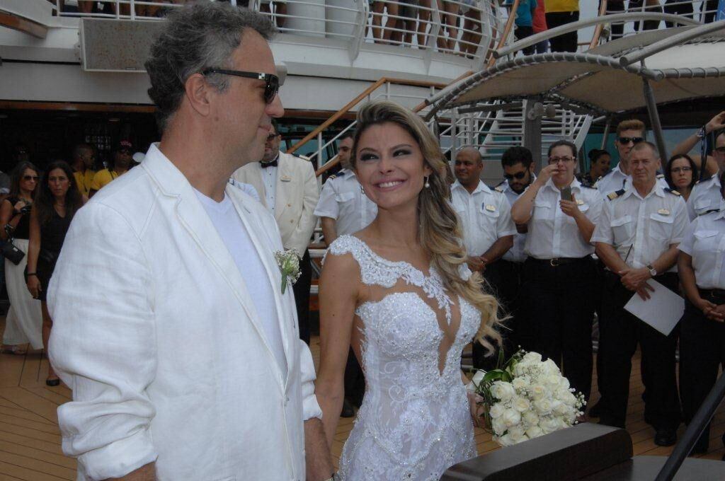 Filho de Susana Vieira se casa em cruzeiro de música eletrônica