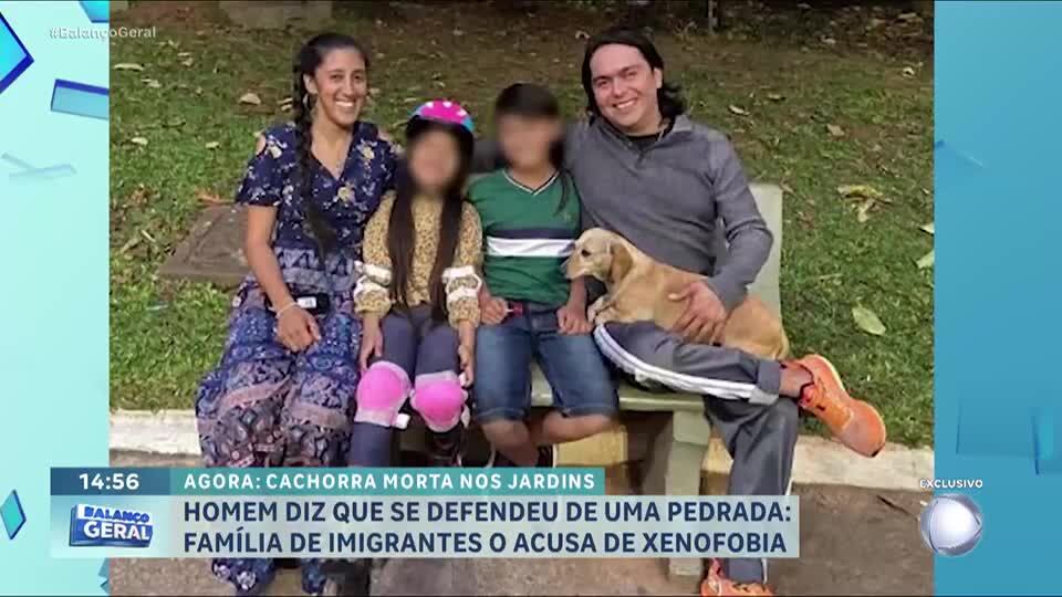 Família de imigrantes tem cadelinha morta na frente das crianças em área nobre de São Paulo