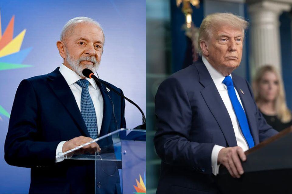 Donald Trump enviou carta sobre taxa de 50% para o Brasil ao presidente Lula no dia 9 de julho