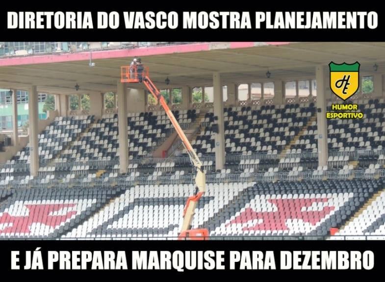 Internautas tiram sarro do Vasco na zona de rebaixamento