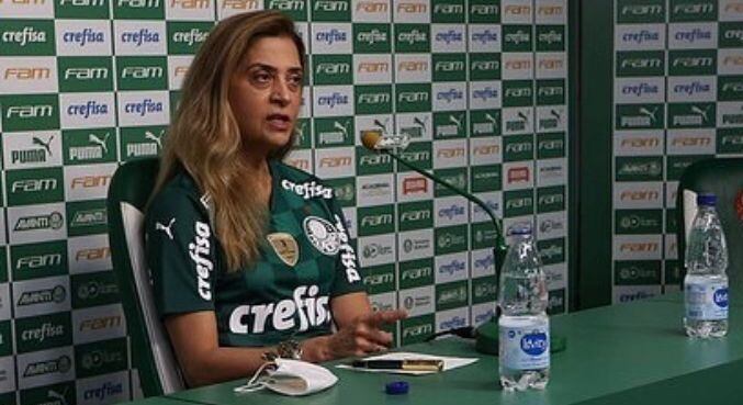 Leila Pereira, presidente eleita do Palmeiras