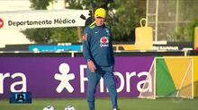 Ancelotti comanda o primeiro treino da seleção brasileira no CT do Corinthians