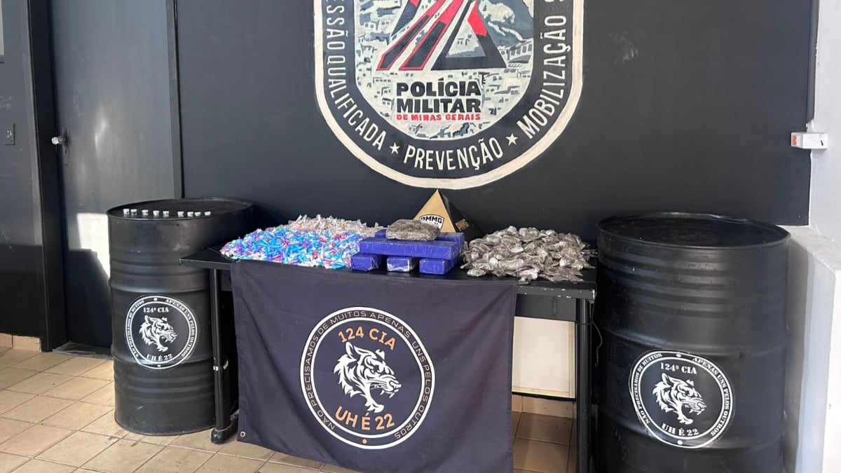 De acordo com a PM, a apreensão pode representar um prejuízo estimado entre R$ 20 mil e R$ 30 mil para o tráfico de drogas na região