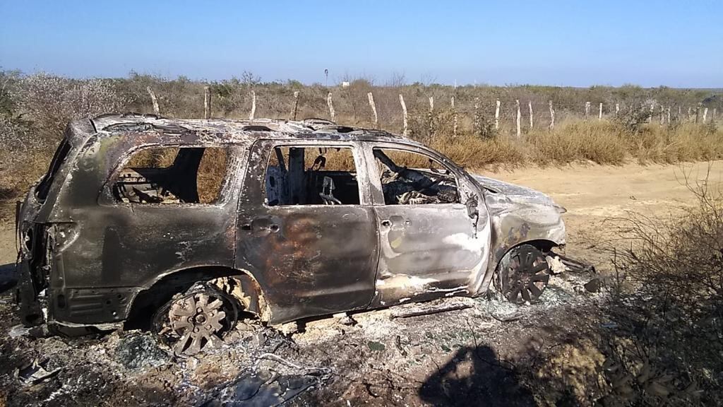 Corpos estavam em caminhonete carbonizada, afirmam autoridades