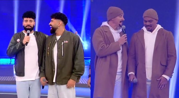 E se teve beijão, teve Dança Gatinho! Neste final de semana, Rodrigo Faro encarou uma transformação dupla para homenagear Dilsinho e também Bruno Cardoso, vocalista do grupo Sorriso Maroto.
O Hora do Faro é apresentado por Rodrigo Faro e vai ao ar aos domingos, a partir das 15h45. A direção artística é de Cesar Barreto; a direção, de Rita Fonseca e Diego Oliveira.