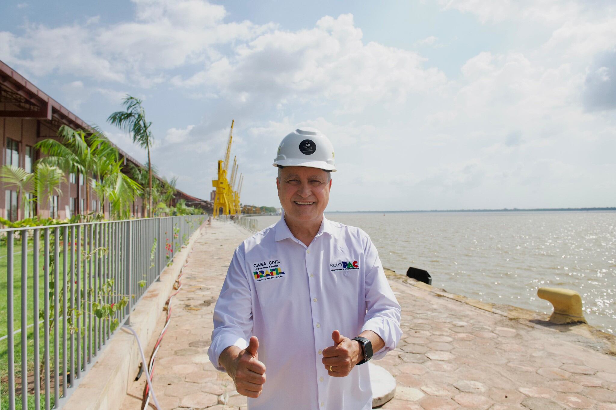 Rui Costa visitou instalações da COP30 nesta terça-feira