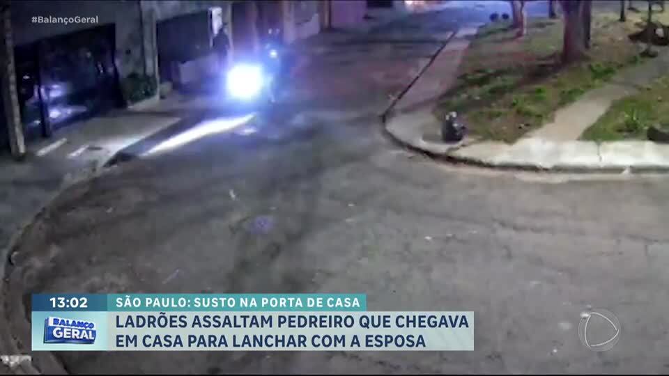 Pedreiro é assaltado na porta de casa na zona leste de São Paulo