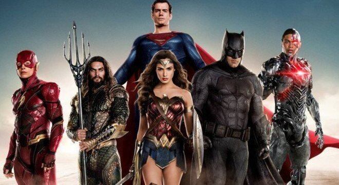 Os heróis do filme da Liga da Justiça