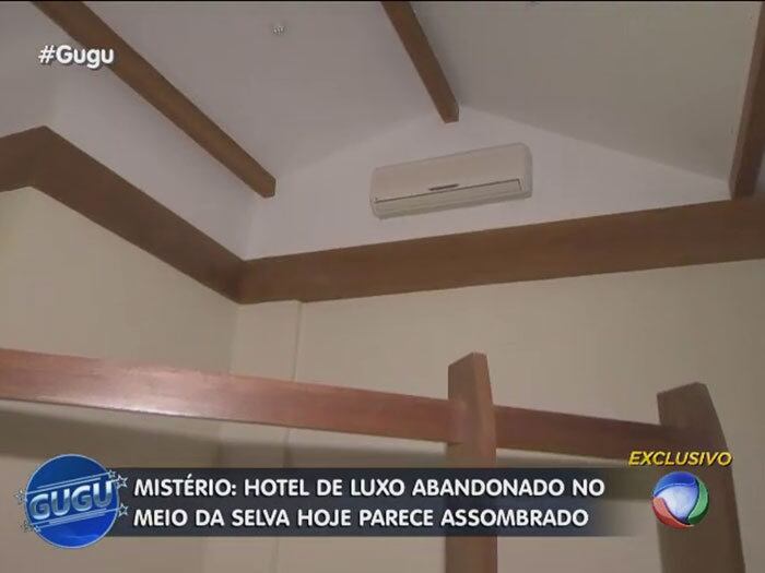 E até ar condicionado instalado na parede!

+ Quer assistir às íntegras do programa Gugu? Acesse R7 Play e veja quando e onde quiser!